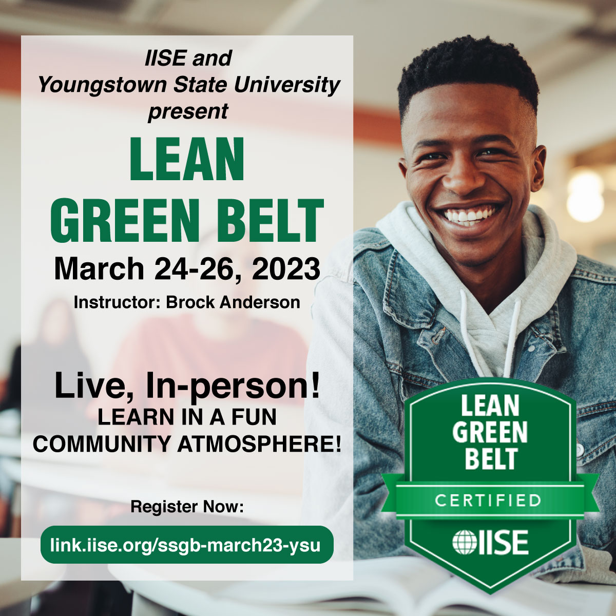 IISE Lean Green Belt Class academics.ysu.edu