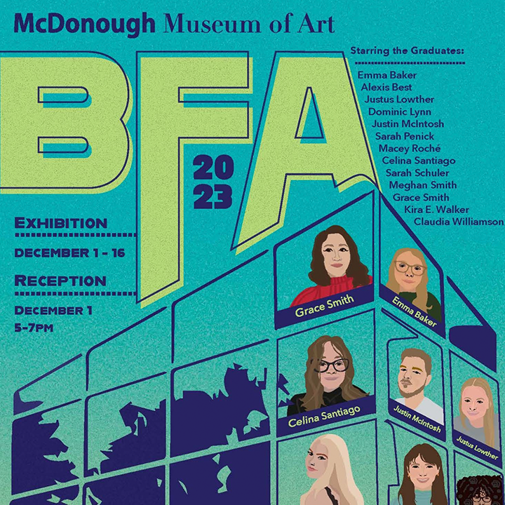 McDonough to conclude fall semester with two student exhibitions