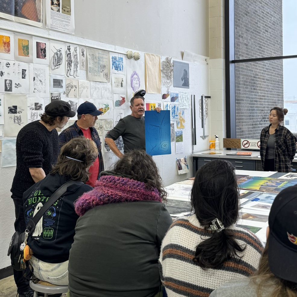 professor teaching in class