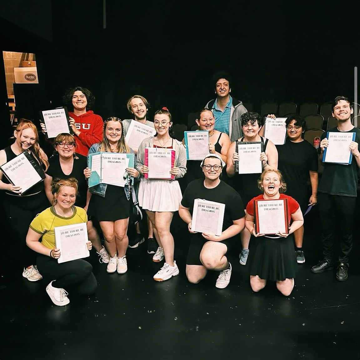 Students posing for picture