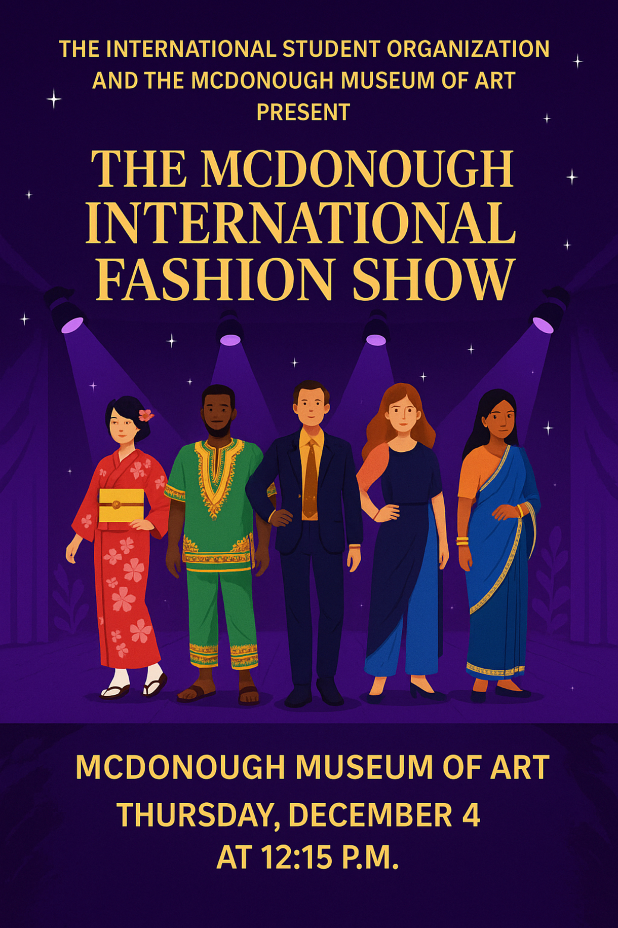 McDonough Museum to partner with International Student Organization for Fashion Show