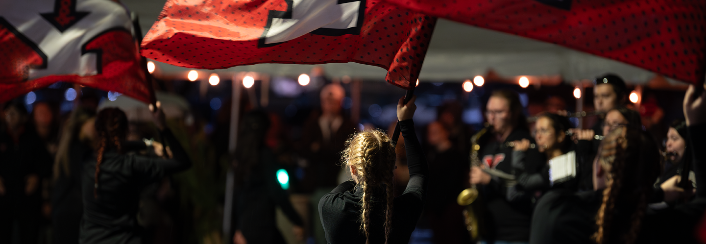 Marching Pride at Night