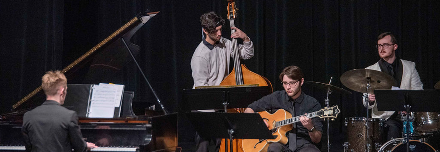 Jazz students performing