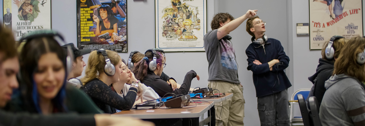 Students participating in Recording Day 2026