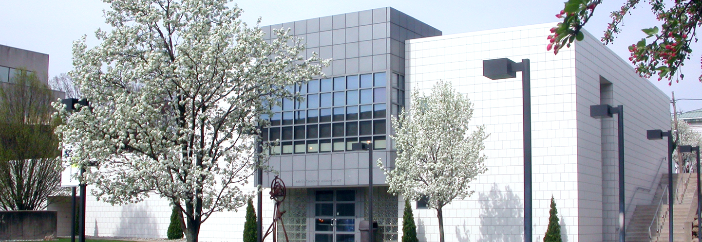 front of museum