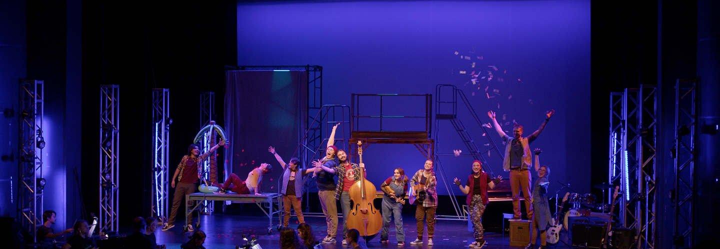 Ford Theater during the show "Godspell"