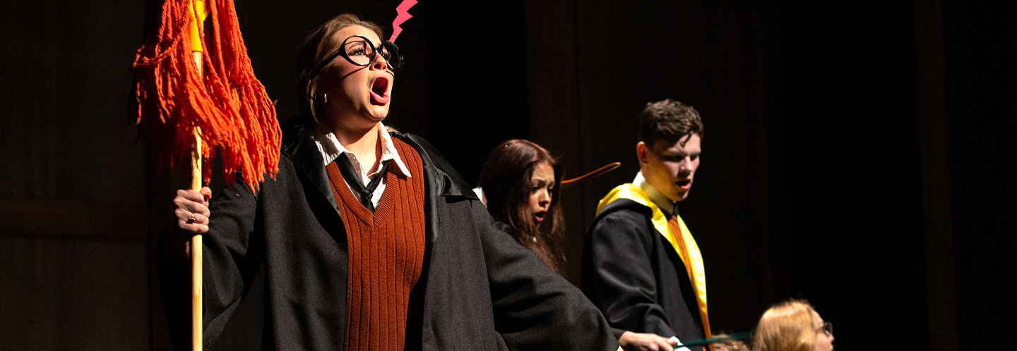 Students performing "Puffs"