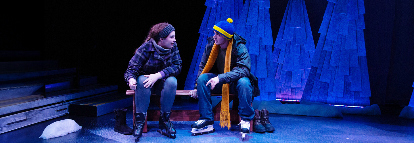 Actors on stage in "Almost Maine"