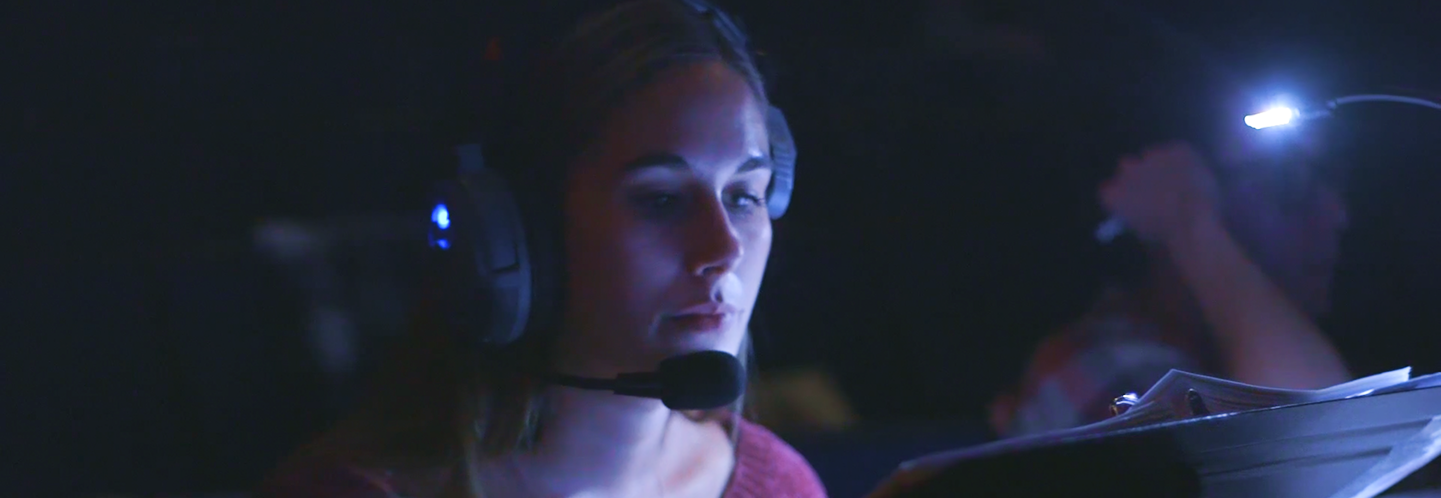 Student in stage management