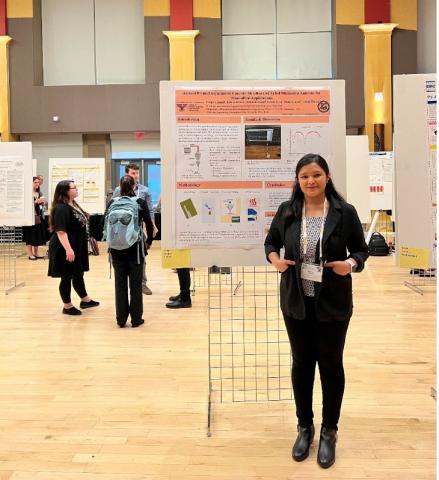 Ms. Sanjee Lamsal at 64th Electronic Materials Conference (EMC) at The Ohio State University in Columbus, Ohio.
